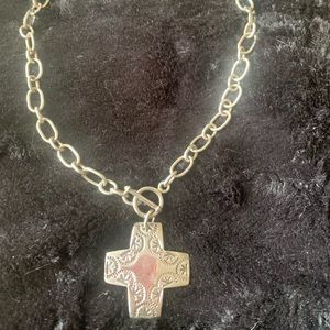 Silpada Classic Sterling Silver Cross Pendant
